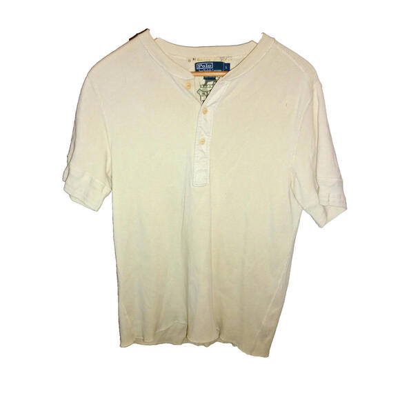 Ralph Lauren Other - Vintage Polo Ralph Lauren Men’s R64 836 Tee Henley Ribbing Y2K Shirt Large L